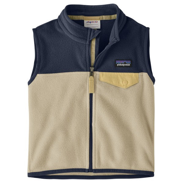 BABY MICRO D SNAP-T VEST WEATHERED STONE
