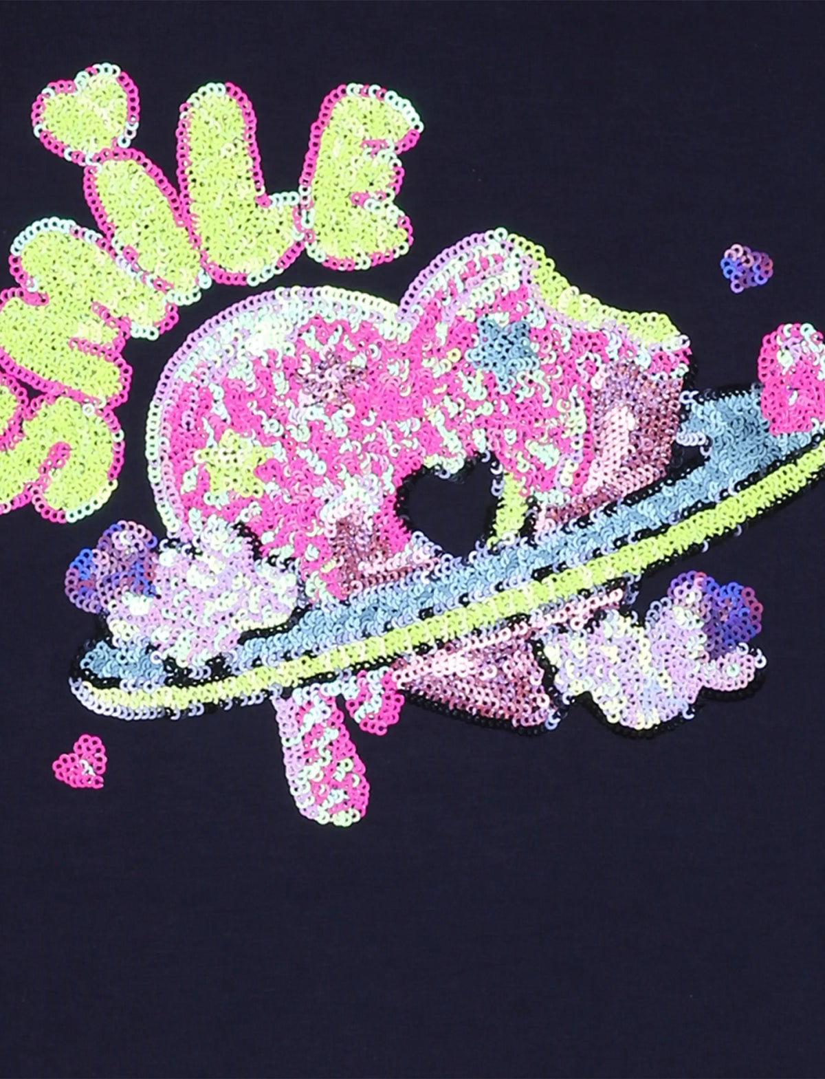 BILLIEBLUSH LS T-SHIRT NAVY SMILE