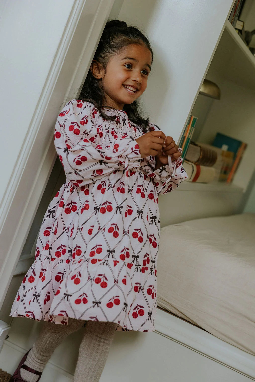 FLIINK WINTER GLITTER BERRY DRESS