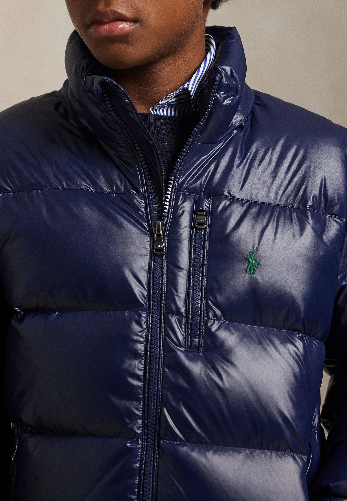 POLO THE GORHAM GLOSSED DOWN JACKET