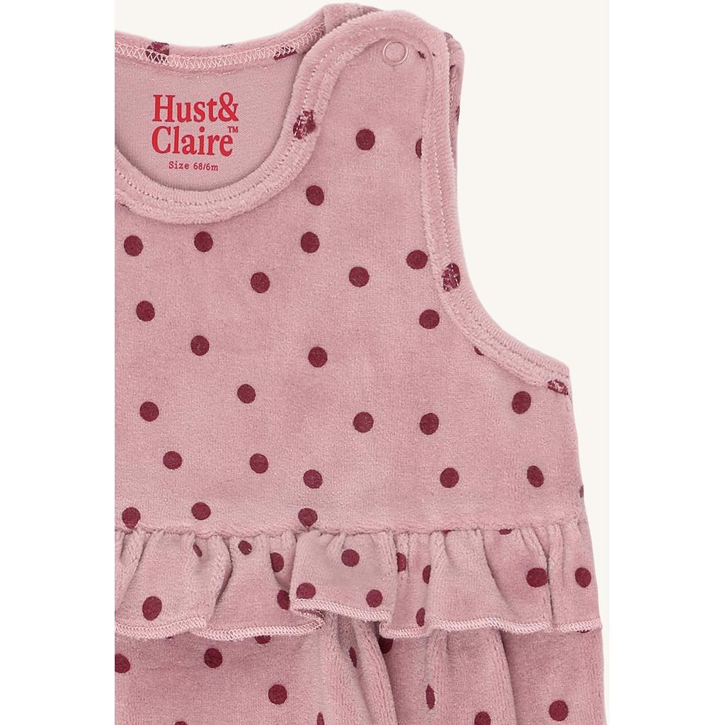 HCMAGGIE DOT VELOUR OVERALL