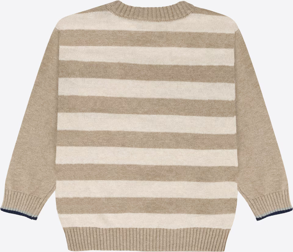 HUST&CLAIRE HCPELLE AEROPLANE SWEATSHIRT BISCUIT