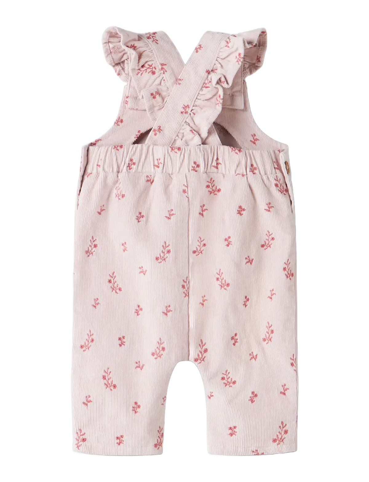 LIL'ATELIER NBFNELLY CORD LOOSE OVERALL HUSHED VIOLET/FLOWER