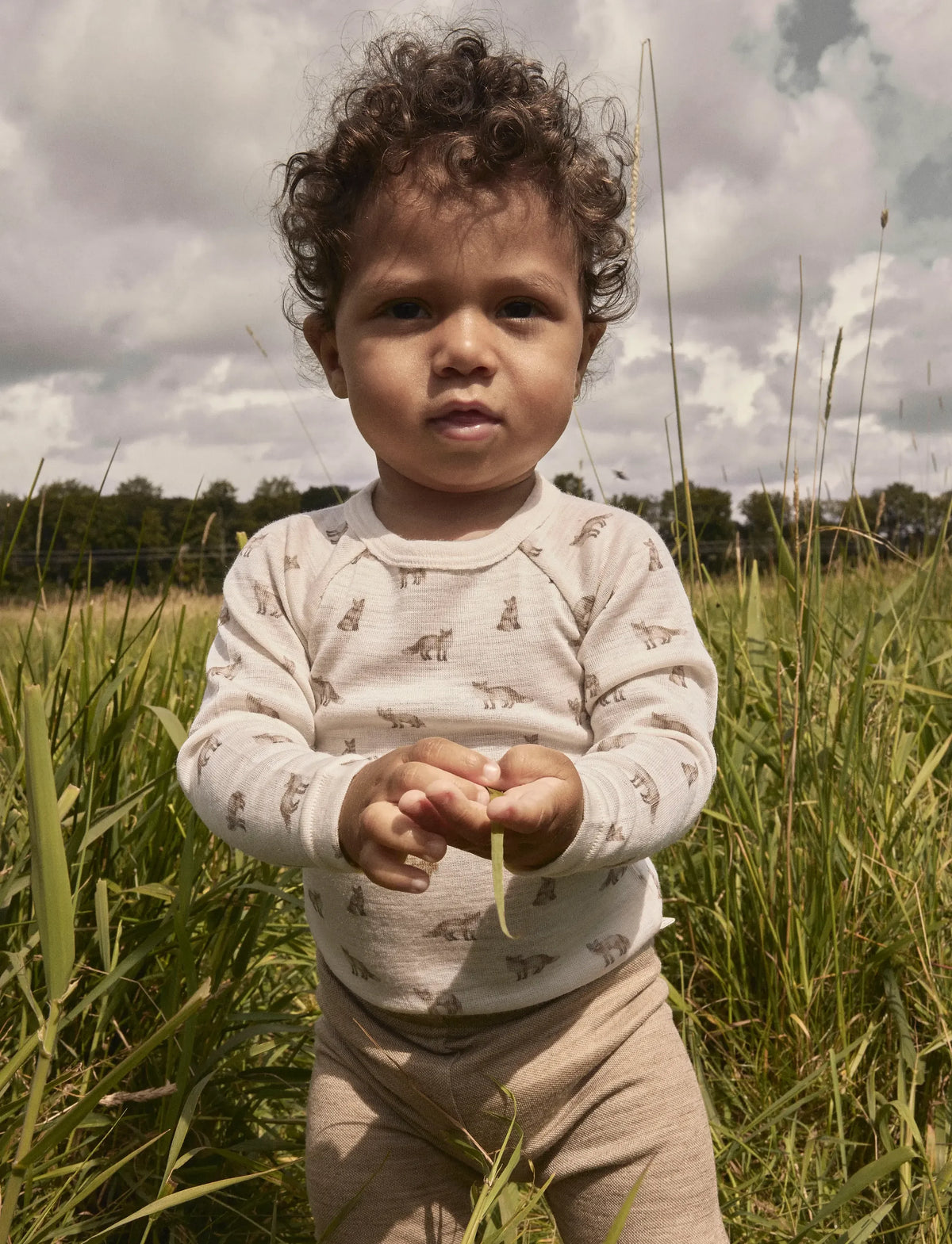 LIL´ATELIER NBMNALU WO/MO LS SLIM BODY TURTLEDOVE FOX