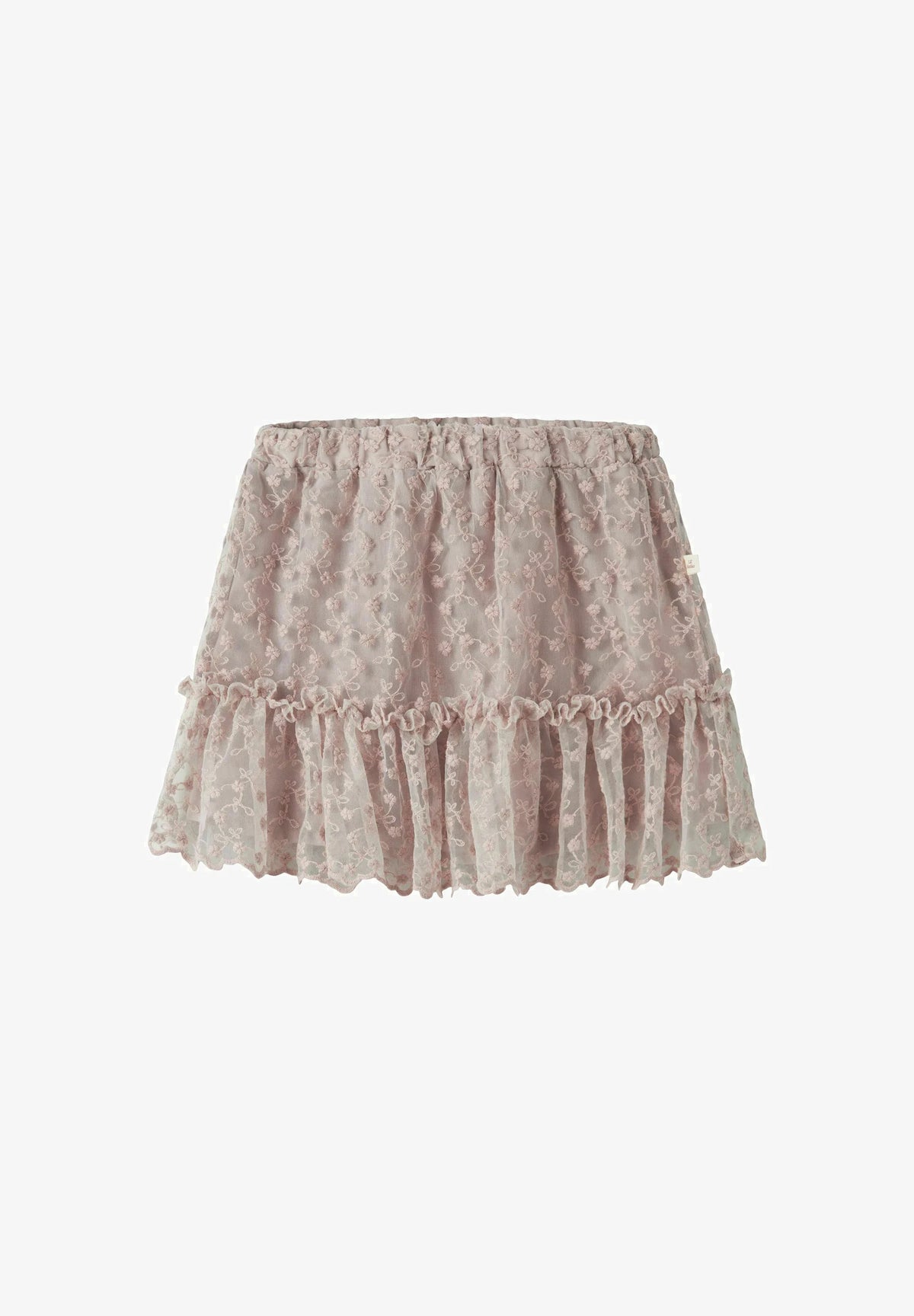 LIL'ATELIER NMFRULA SKIIRT TULLE FLOWER BARK