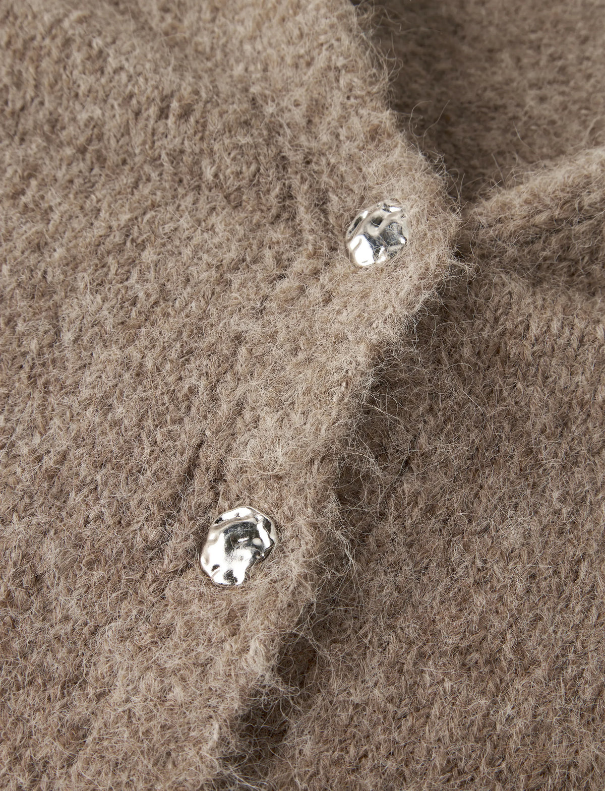 LMTD NLFBULLO LS SHORT CARDIGAN MOCHA