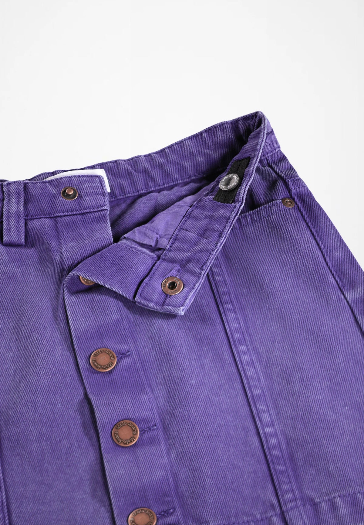 MOLO BERA DENIM SKIRT AMETHYST
