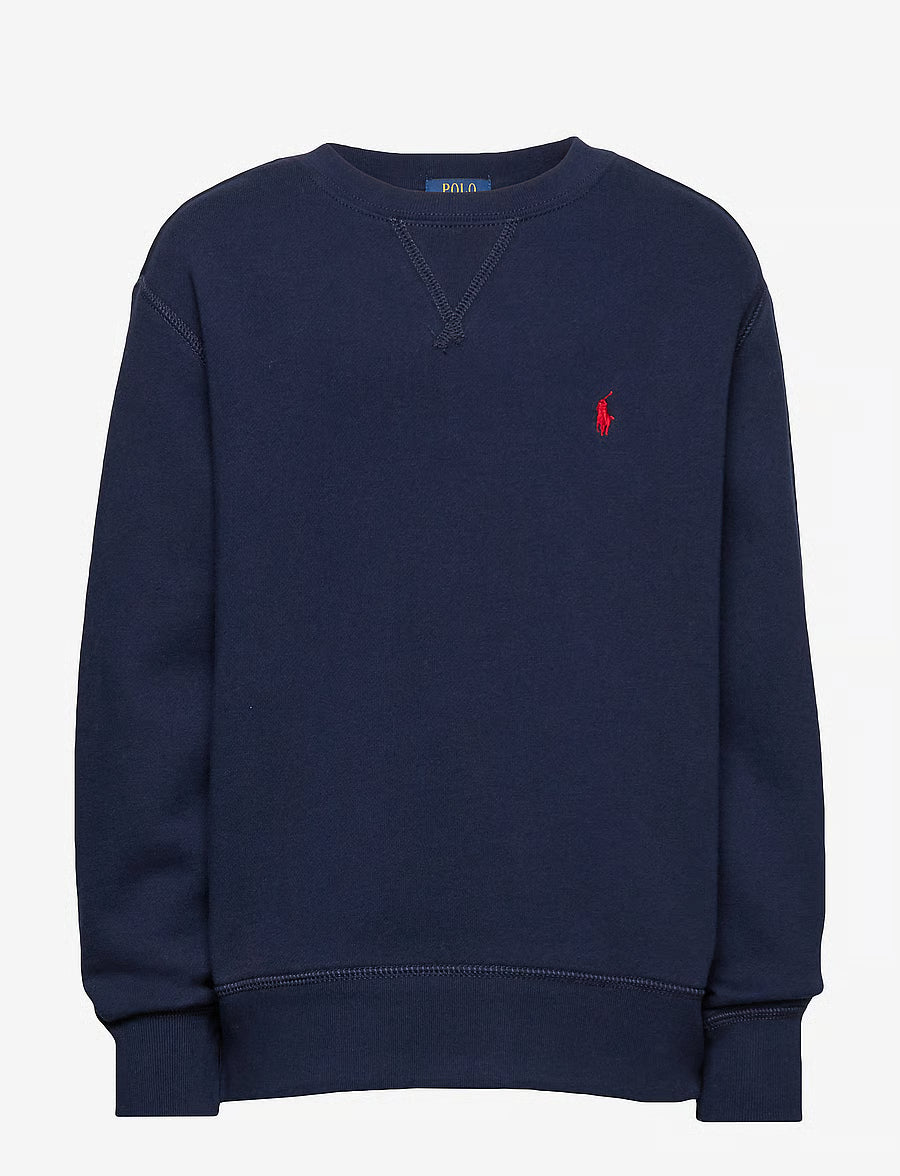 POLO FLEECE CREWNECK SWEATSHIRT NAVY