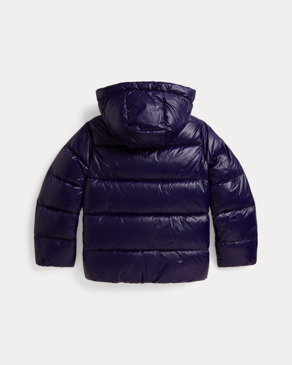 POLO GLOSSY DOWN HOODED JACKET