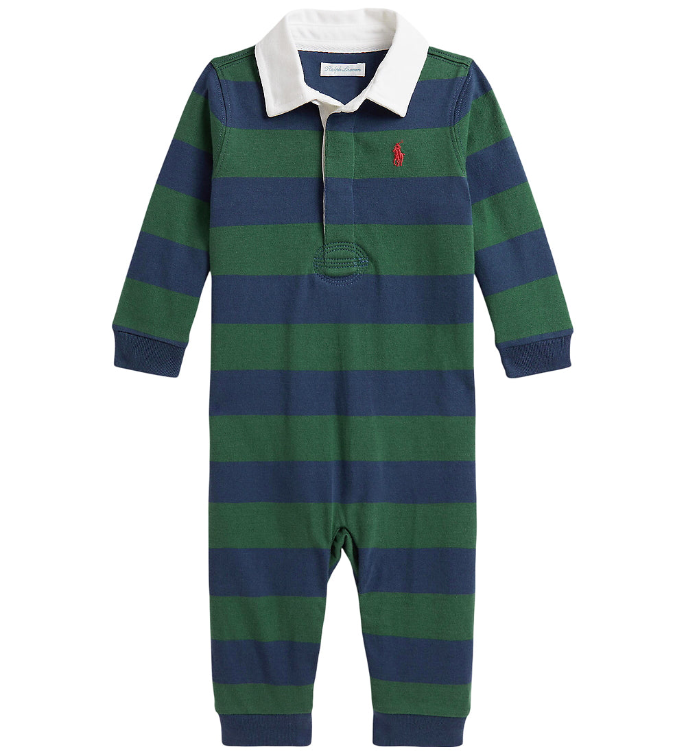 POLO RUGBY COVERALL VERANO GREEN/RUSTIC NAVY