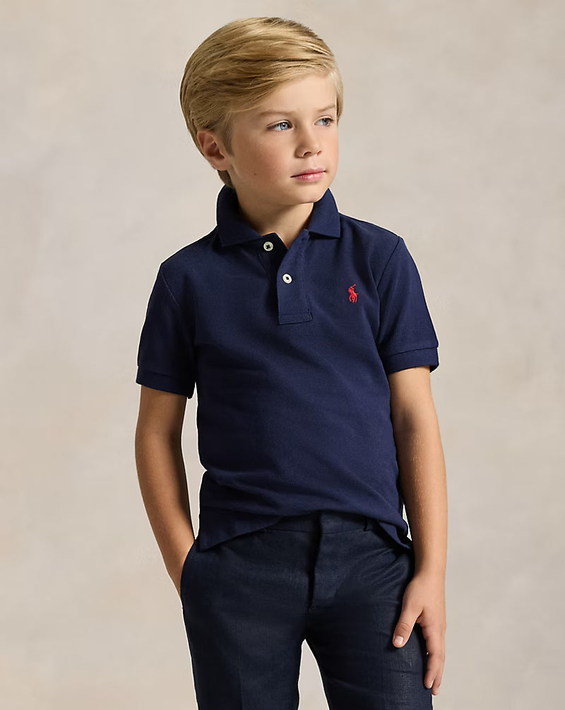 marinblå the iconic mesh polo shirt