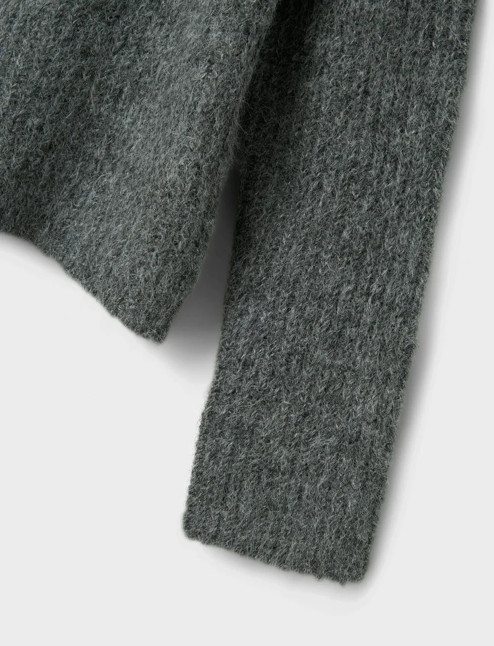 NLFNULO LS SHORT FOLD DOWN KNIT