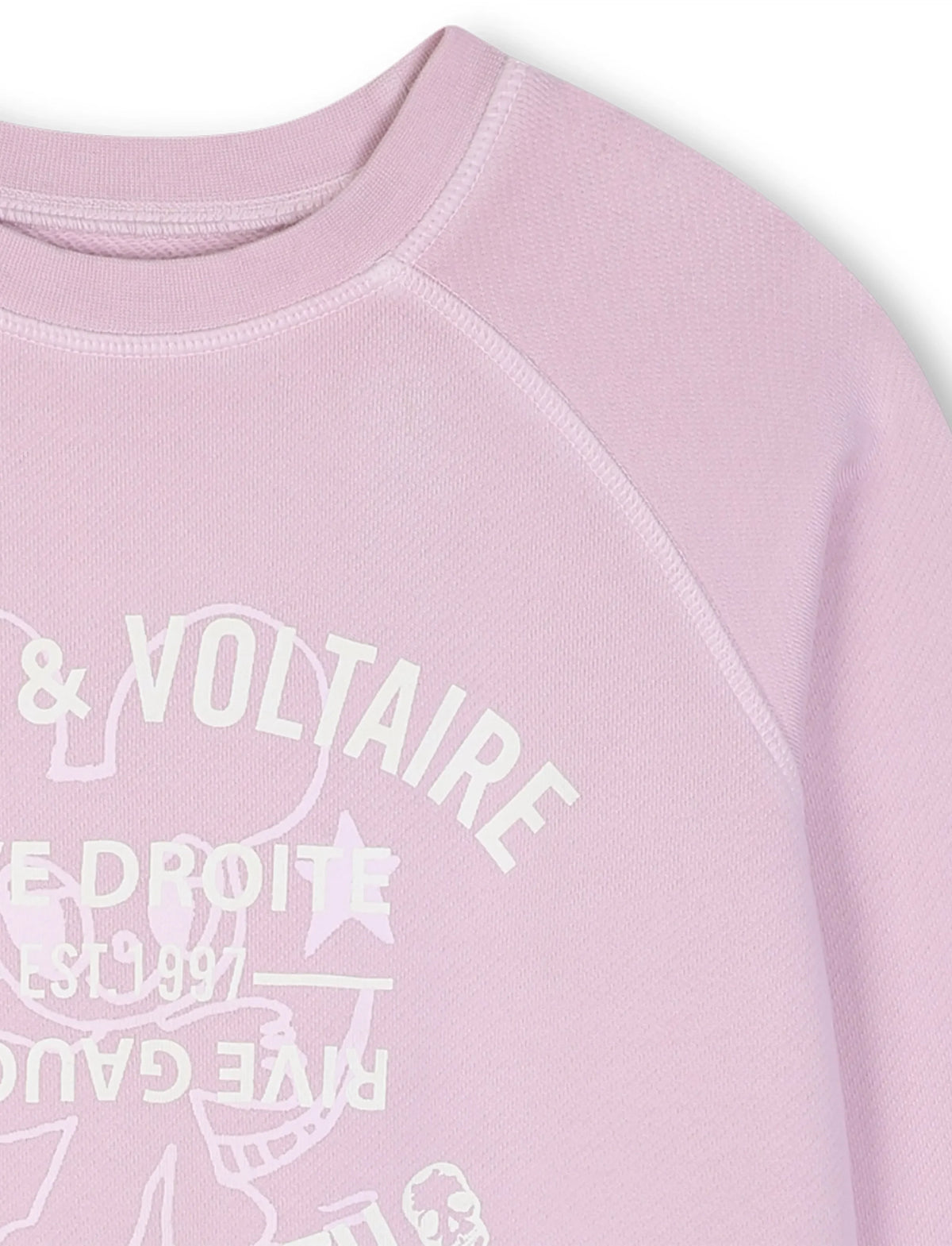 ZADIG & VOLTAIRE SWEATSHIRT PALE PINK