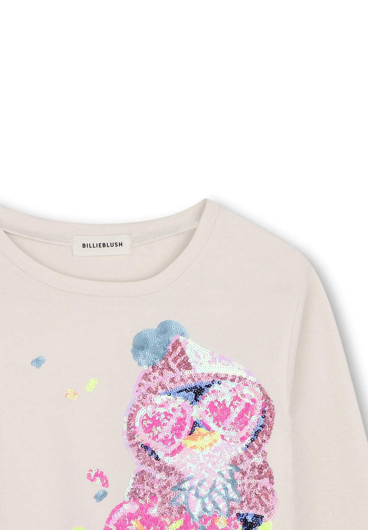 BILLIEBLUSH LS T-SHIRT IVORY PENGUIN