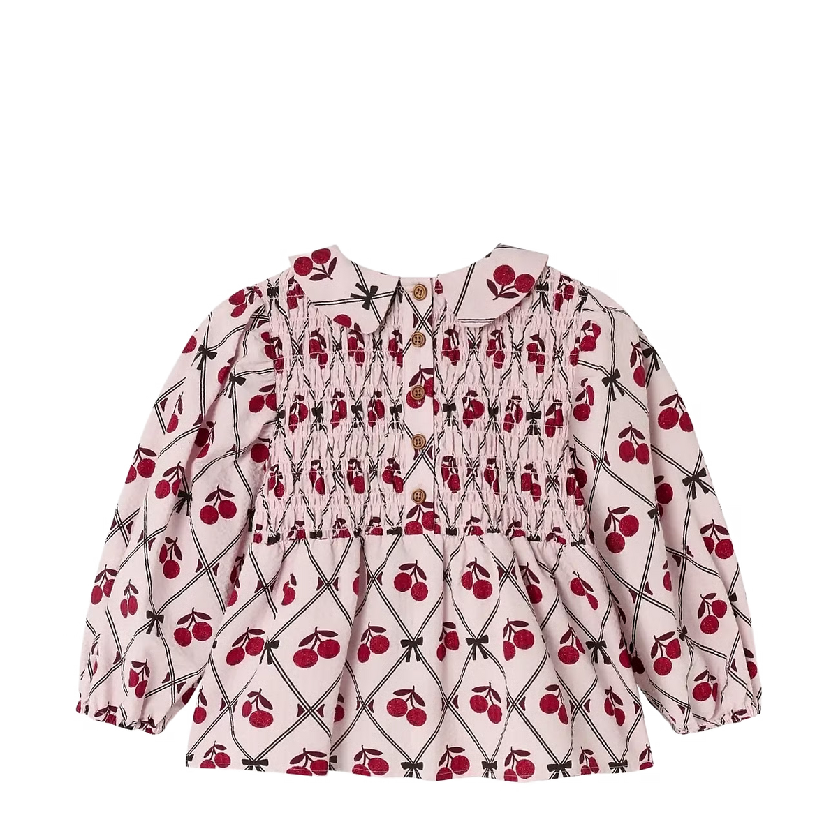 FLIINK WINTER GLITTER BERRY BLOUSE