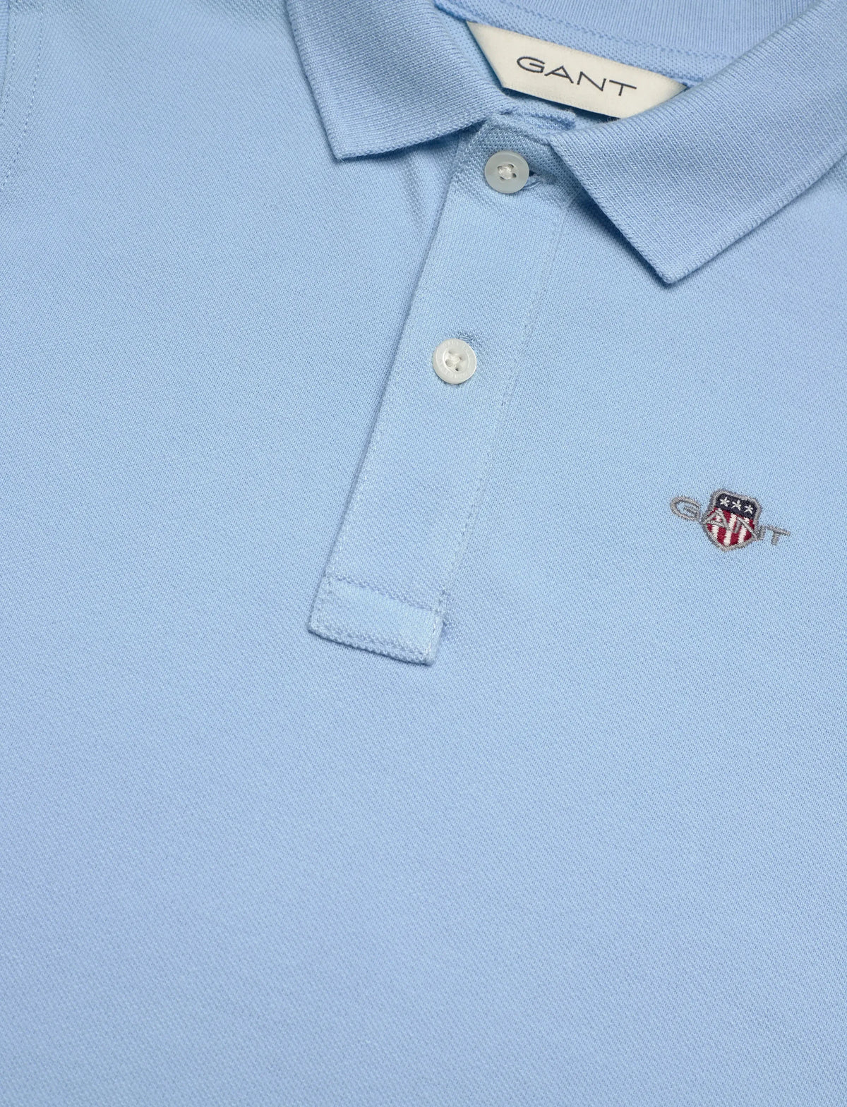 GANT SHIELD SS PIQUE CALMING BLUE