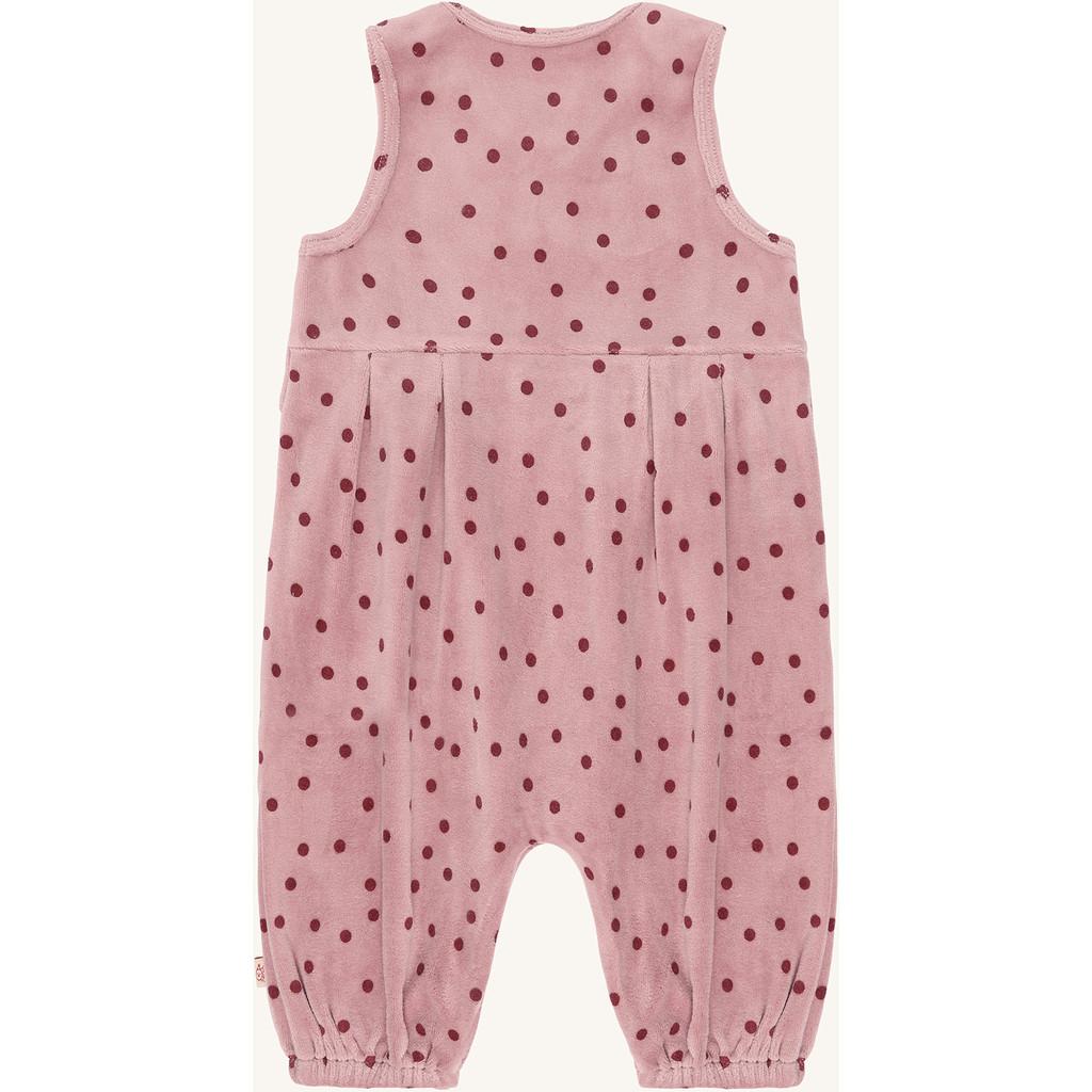 HCMAGGIE DOT VELOUR OVERALL