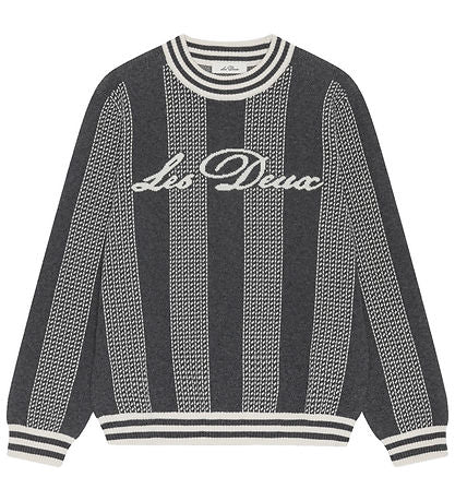 LES DEUX STRIPED SIGNATURE KNIT