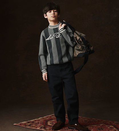 LES DEUX STRIPED SIGNATURE KNIT