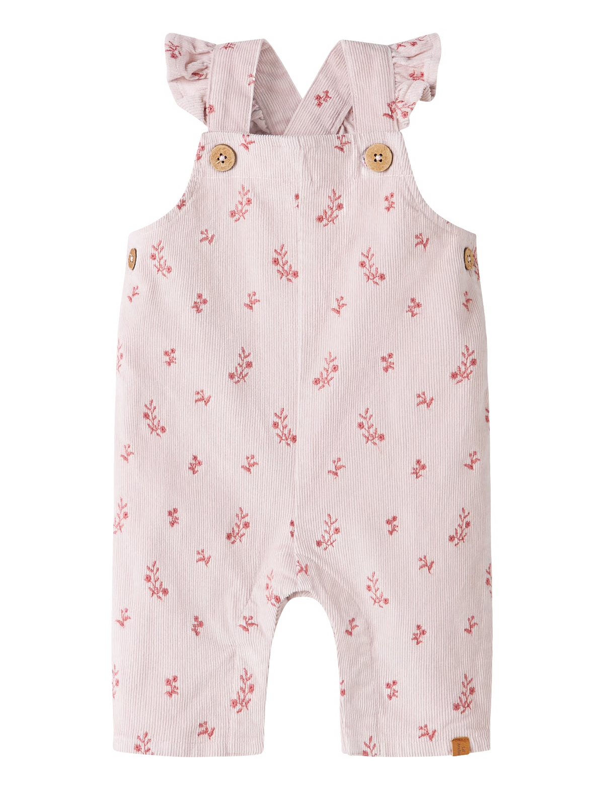 LIL'ATELIER NBFNELLY CORD LOOSE OVERALL HUSHED VIOLET/FLOWER