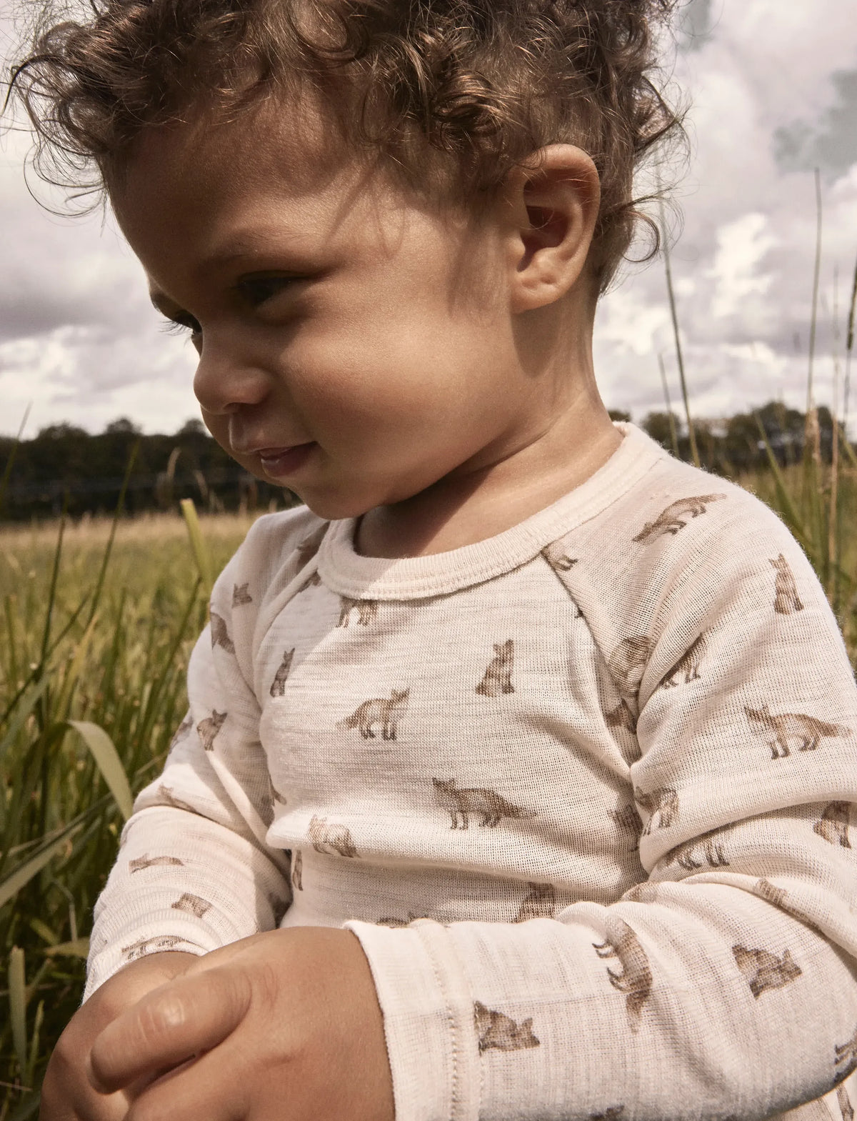 LIL´ATELIER NBMNALU WO/MO LS SLIM BODY TURTLEDOVE FOX