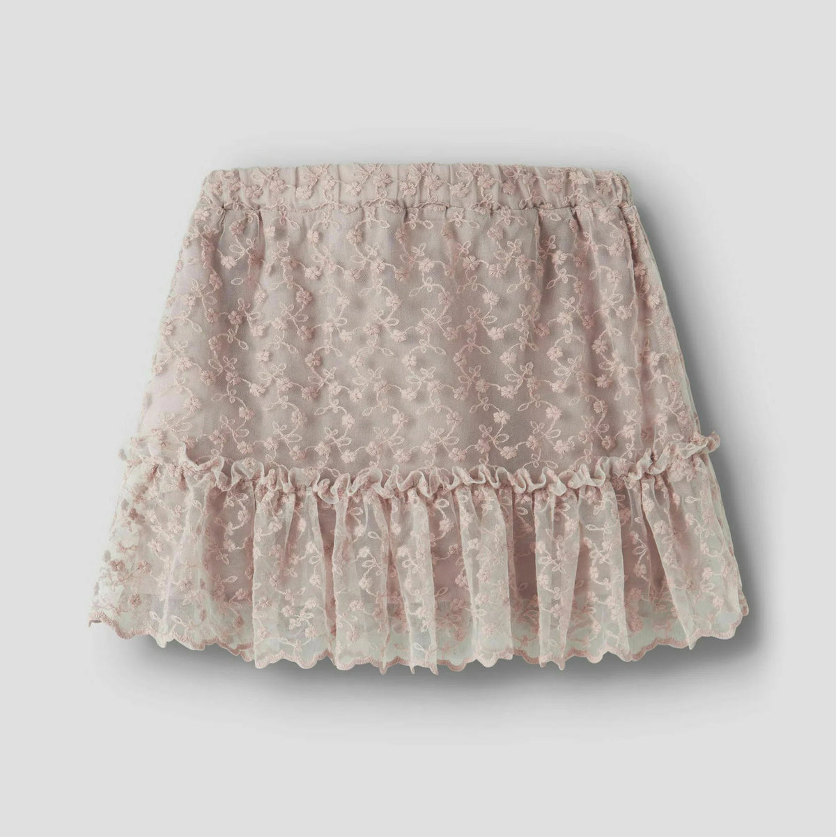 LIL'ATELIER NMFRULA SKIIRT TULLE FLOWER BARK