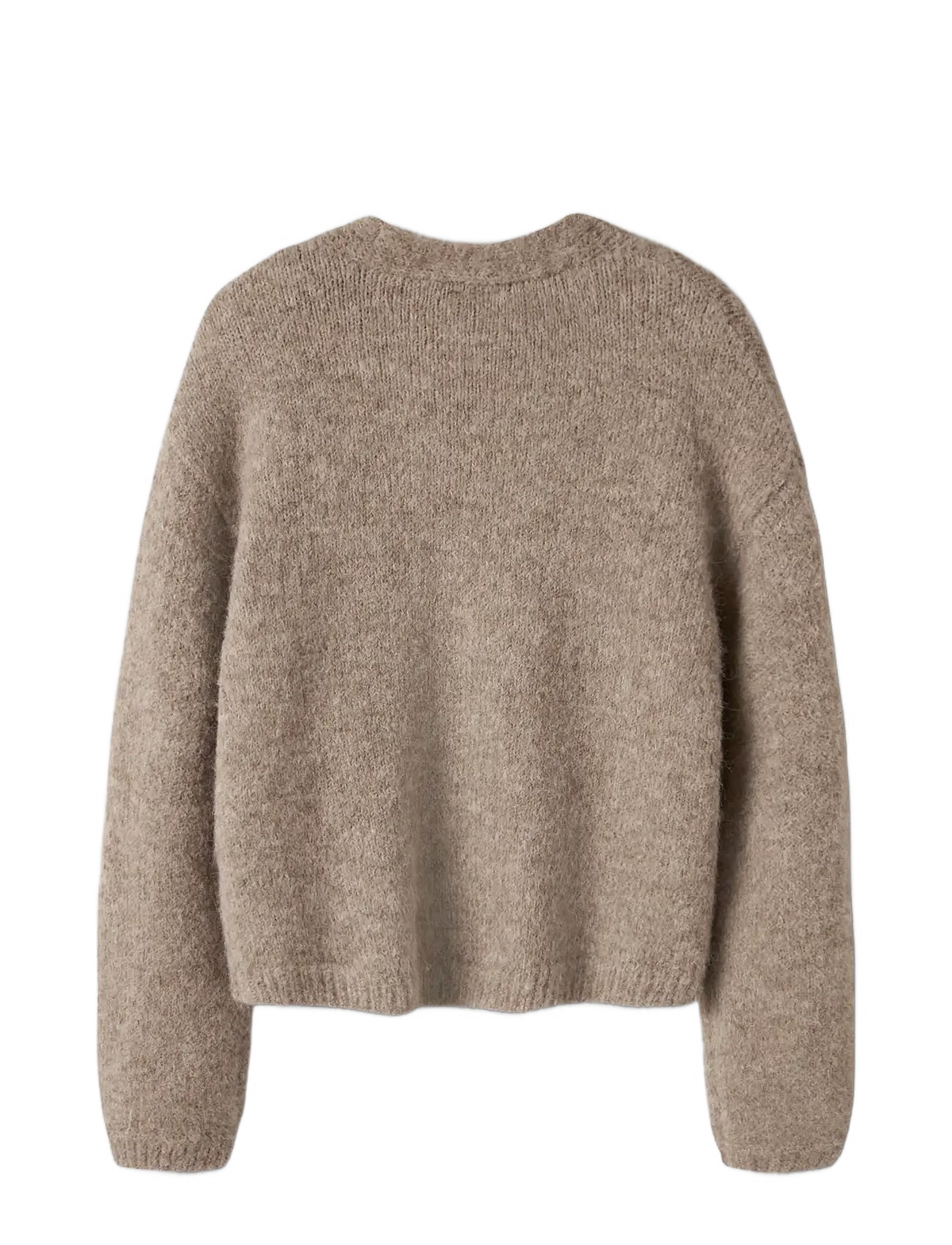 LMTD NLFBULLO LS SHORT CARDIGAN MOCHA