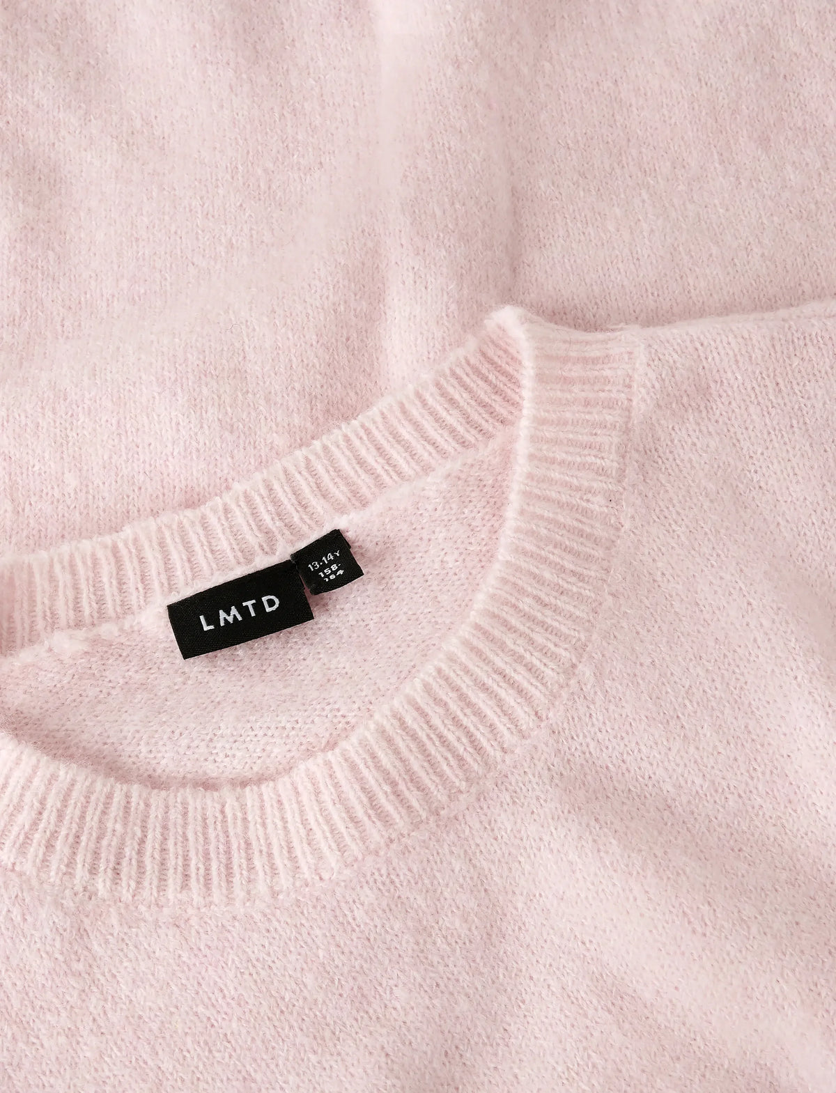 LMTD NLFBYNT SS SHORT KNIT PINK