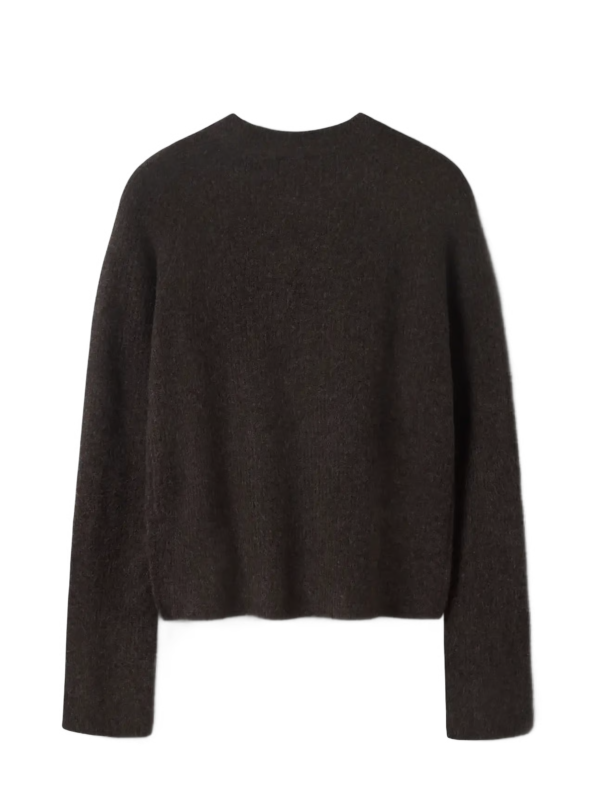 LMTD NLMKLEAVE LS O-NECK KNIT CHOCOLATE BROWN