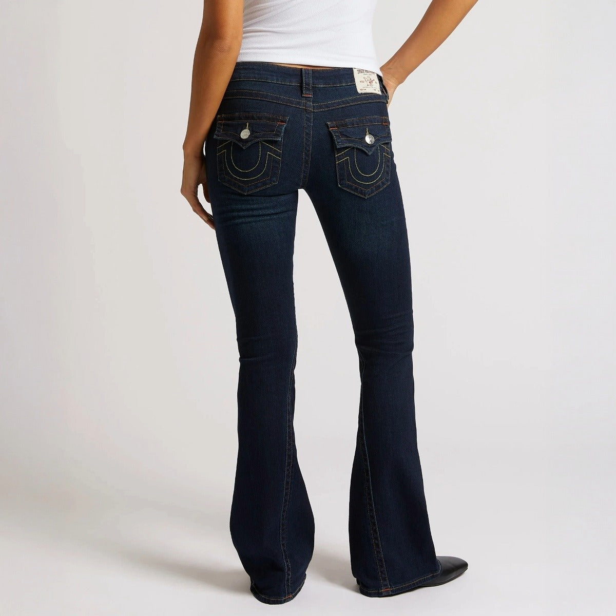 JOEY LOW RISE FLARE JEANS