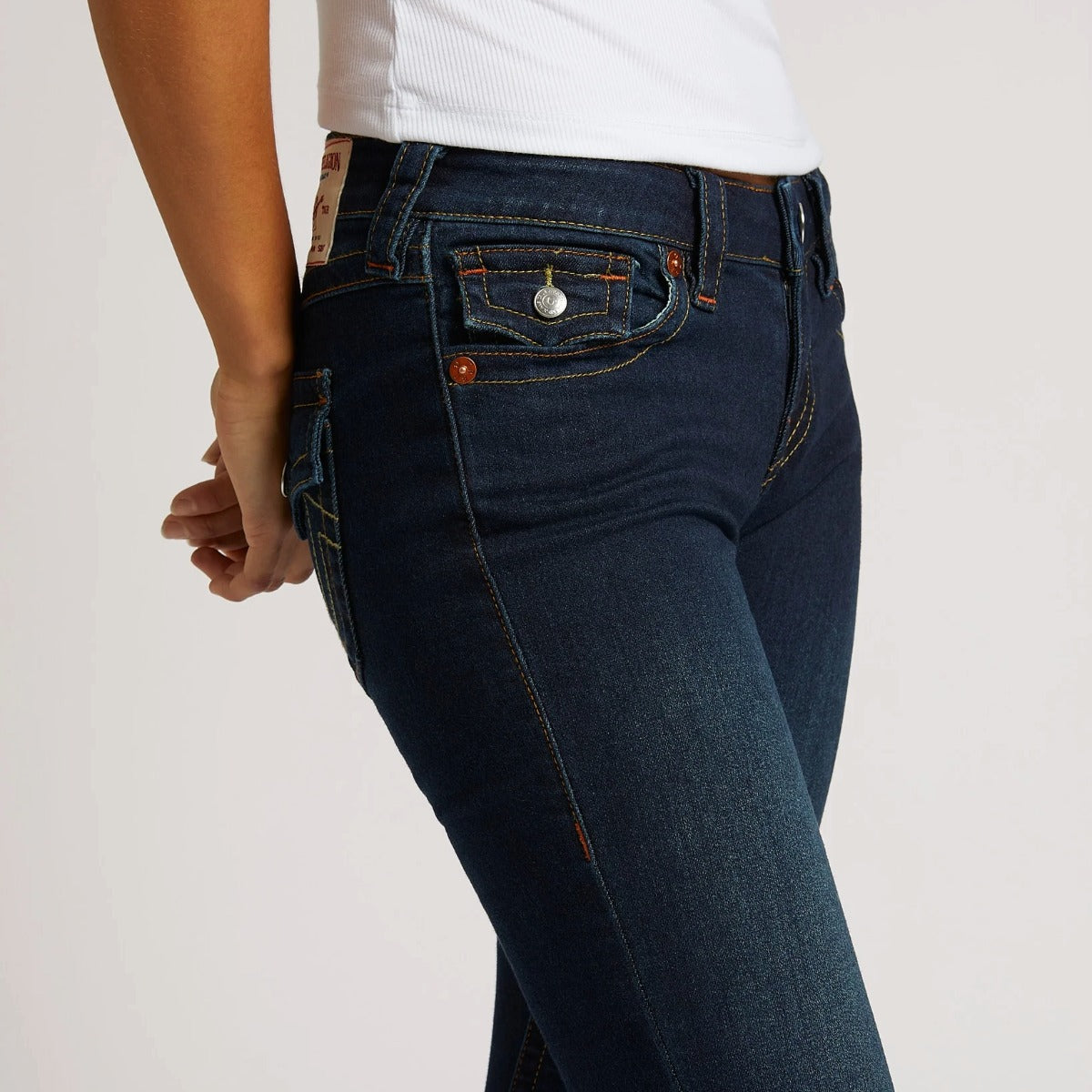 JOEY LOW RISE FLARE JEANS