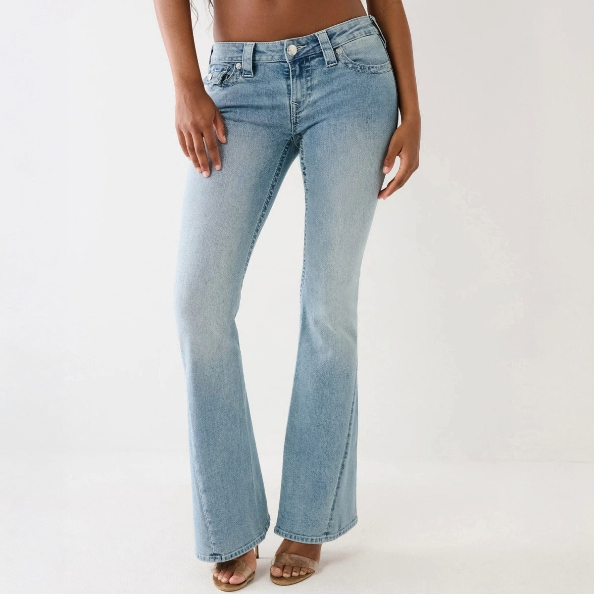 JOEY LOW RISE FLARE JEANS