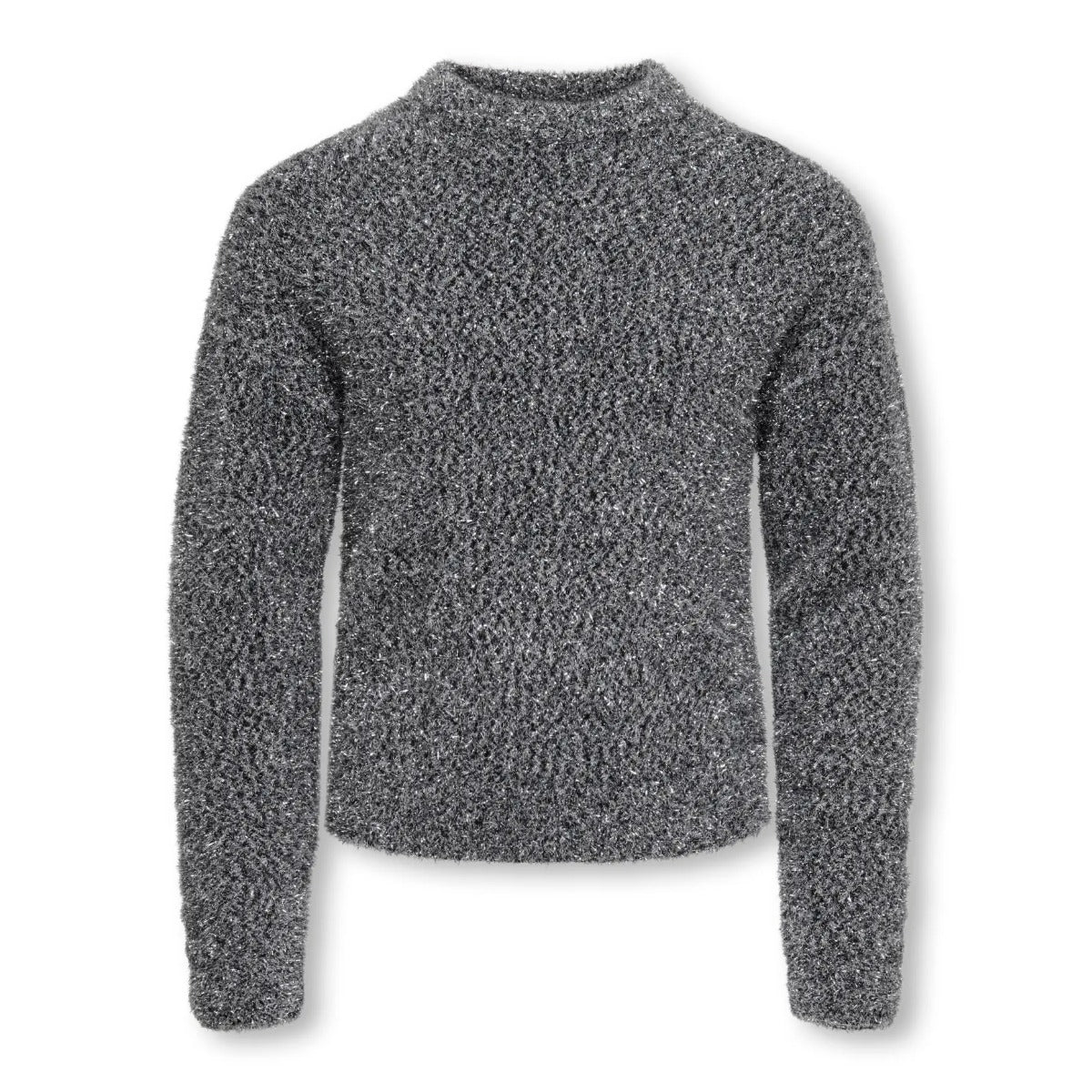 Glittrig stickad tröja - KOGPIUMO GLITTER L/S O-NECK