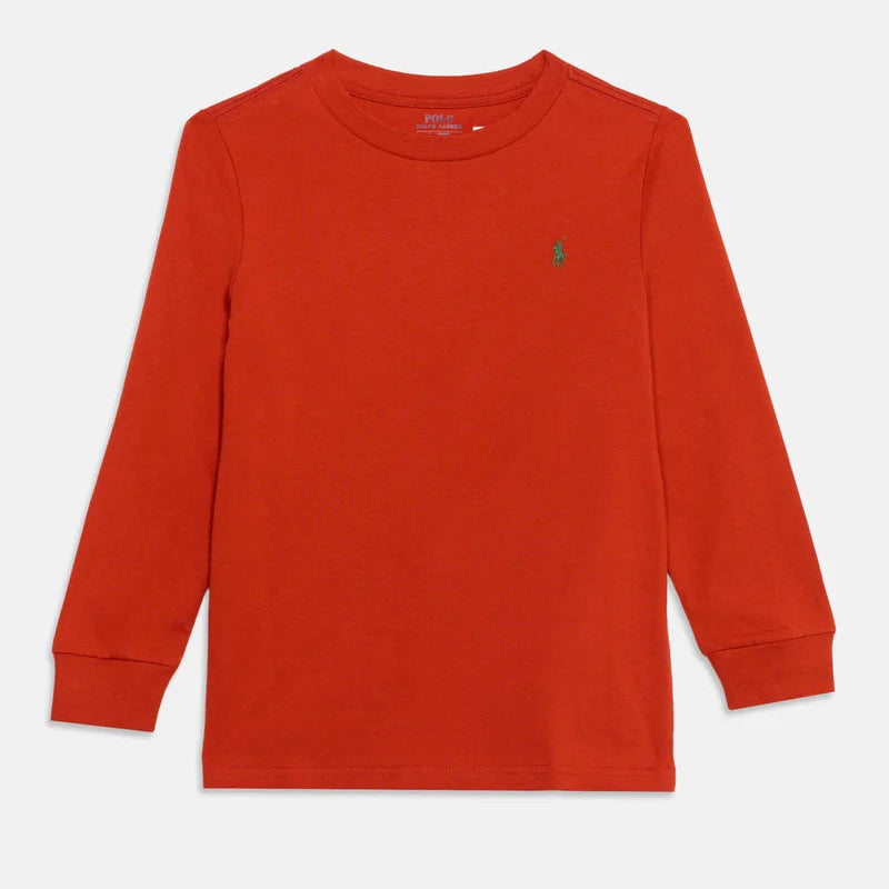 POLO LS T-SHIRT VARSITY ORANGE