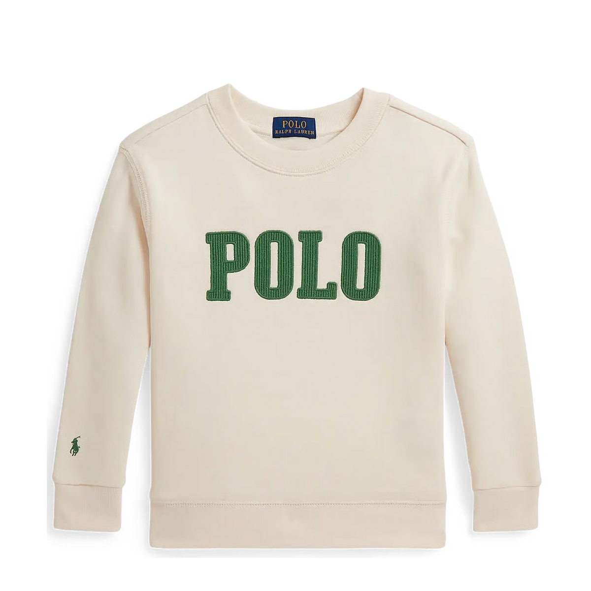 RALPH LAUREN SWEATSHIRT POLO ESTATE CREAM