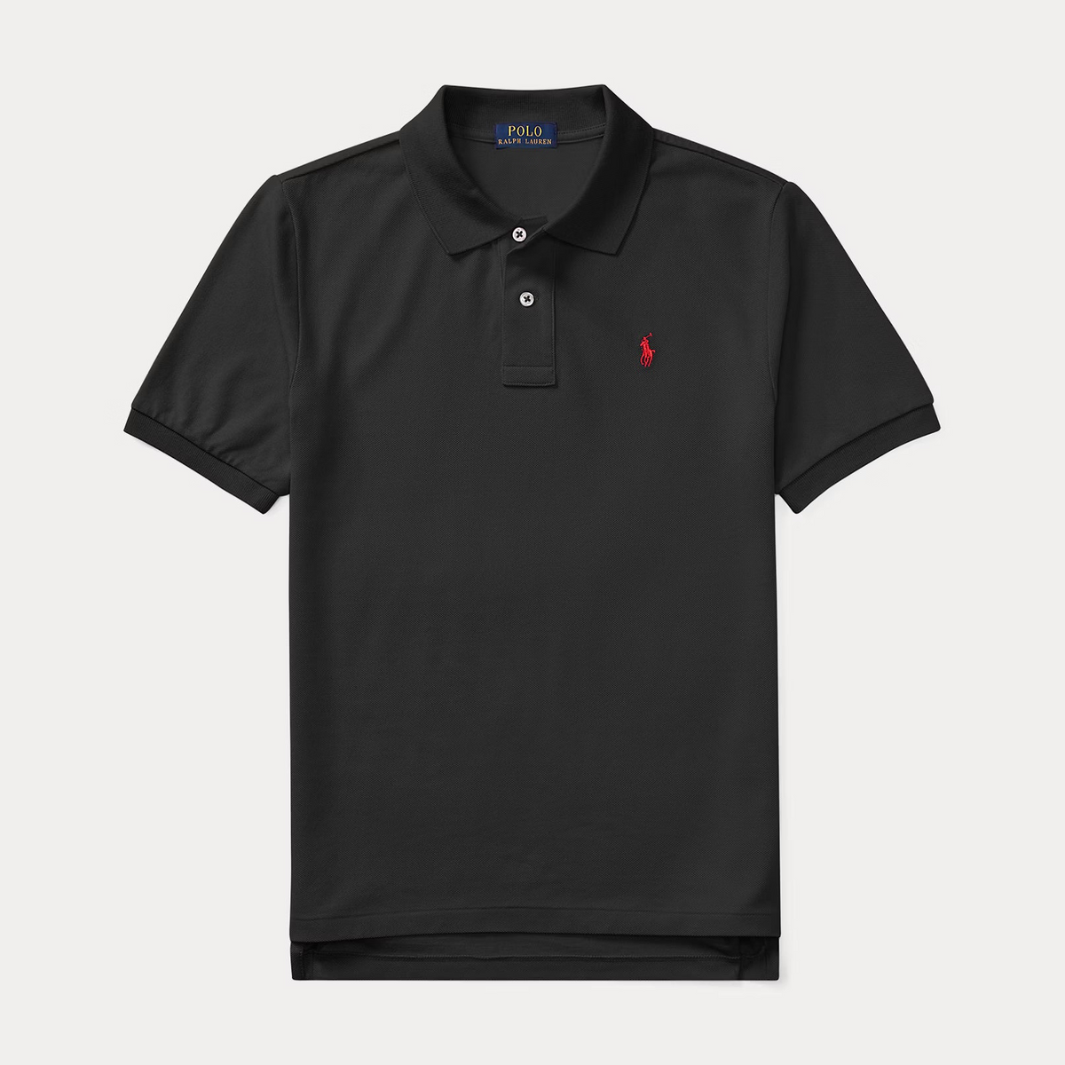 POLO SLIM FIT COTTON MESH POLO SHIRT