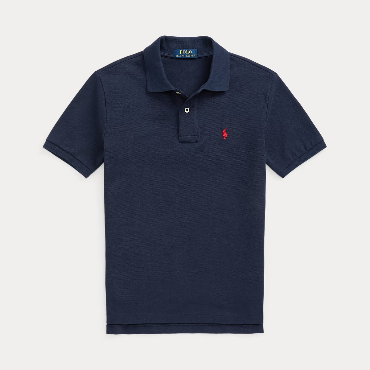 POLO SLIM FIT COTTON MESH POLO SHIRT