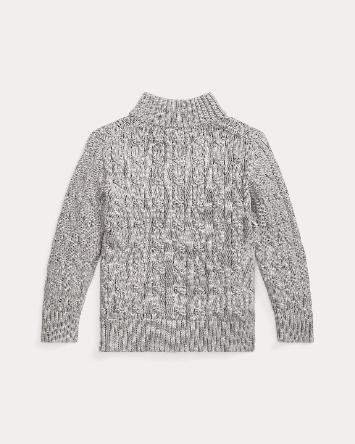 POLO CABLE HALF-ZIP ANDOVER HEATHER