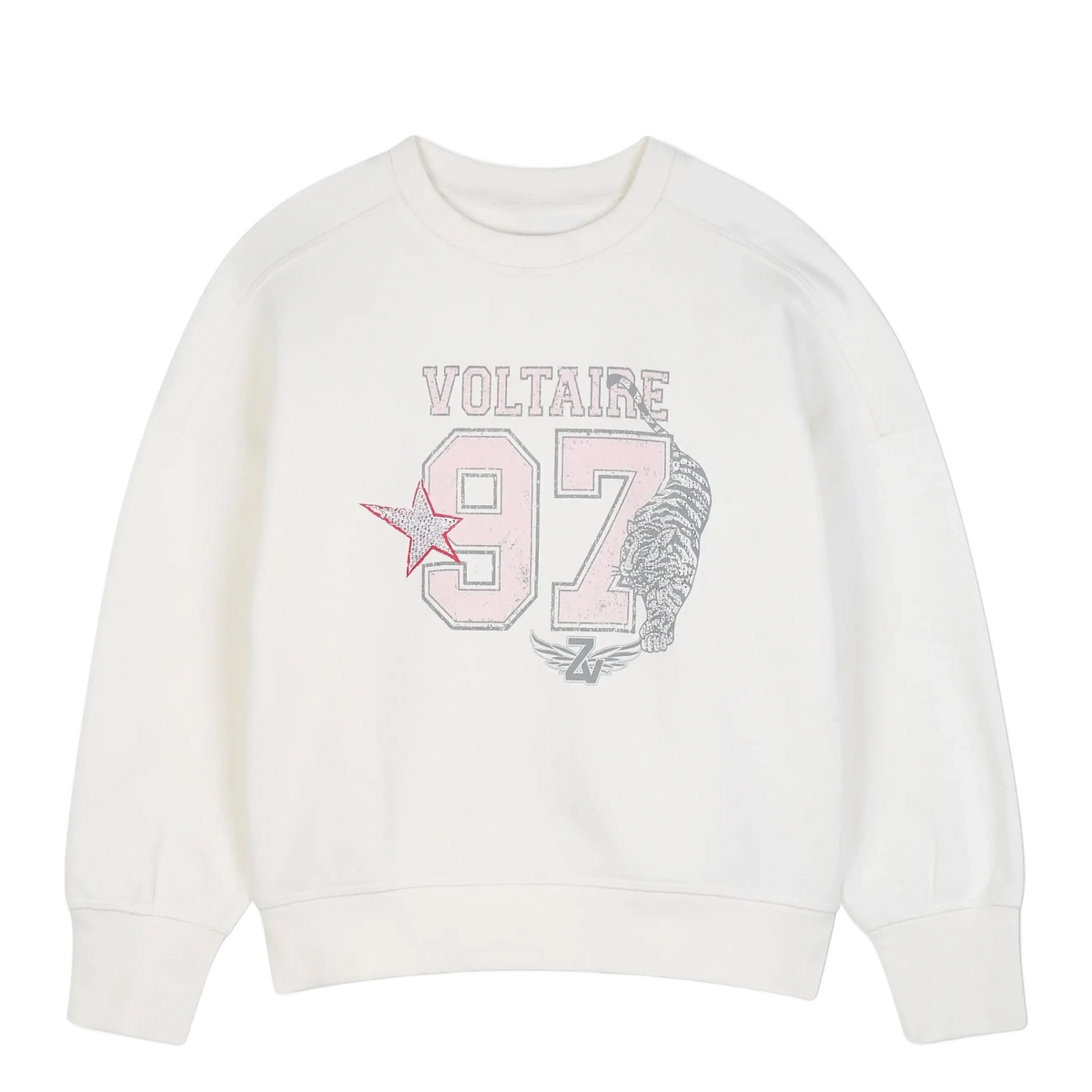 ZADIG & VOLTAIRE SWEATSHIRT OFF WHITE