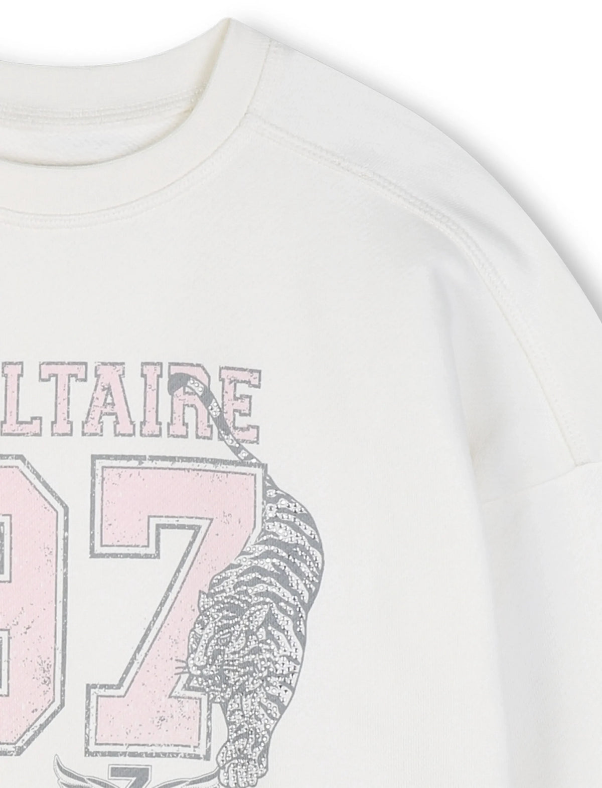 ZADIG & VOLTAIRE SWEATSHIRT OFF WHITE