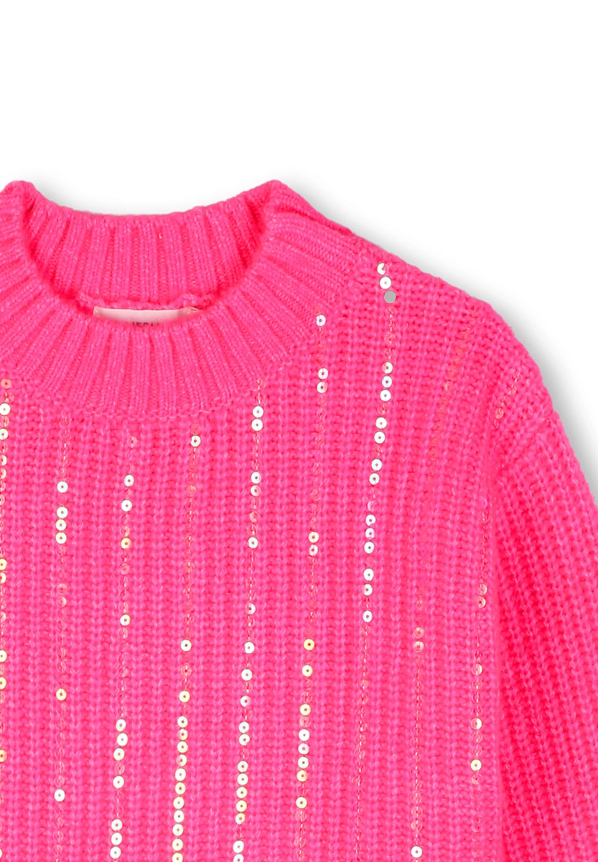 BILLIEBLUSH PINK SEQUIN PULLOVER