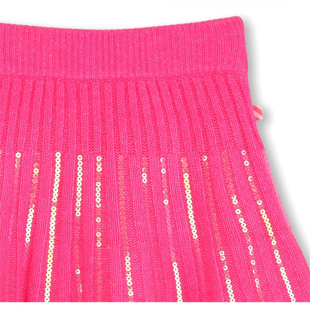 BILLIEBLUSH KNIT SEQUIN SKIRT