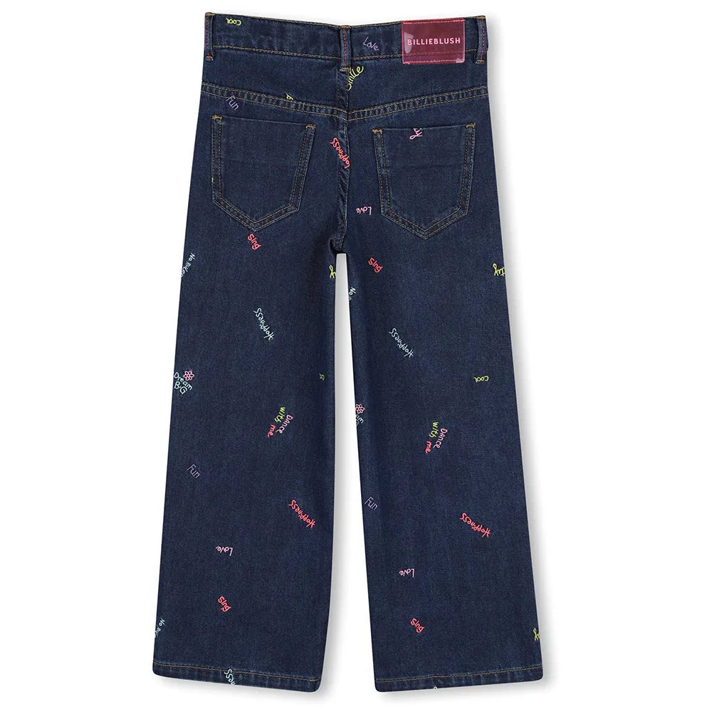 BILLIEBLUSH JEANS EMBROIDERY