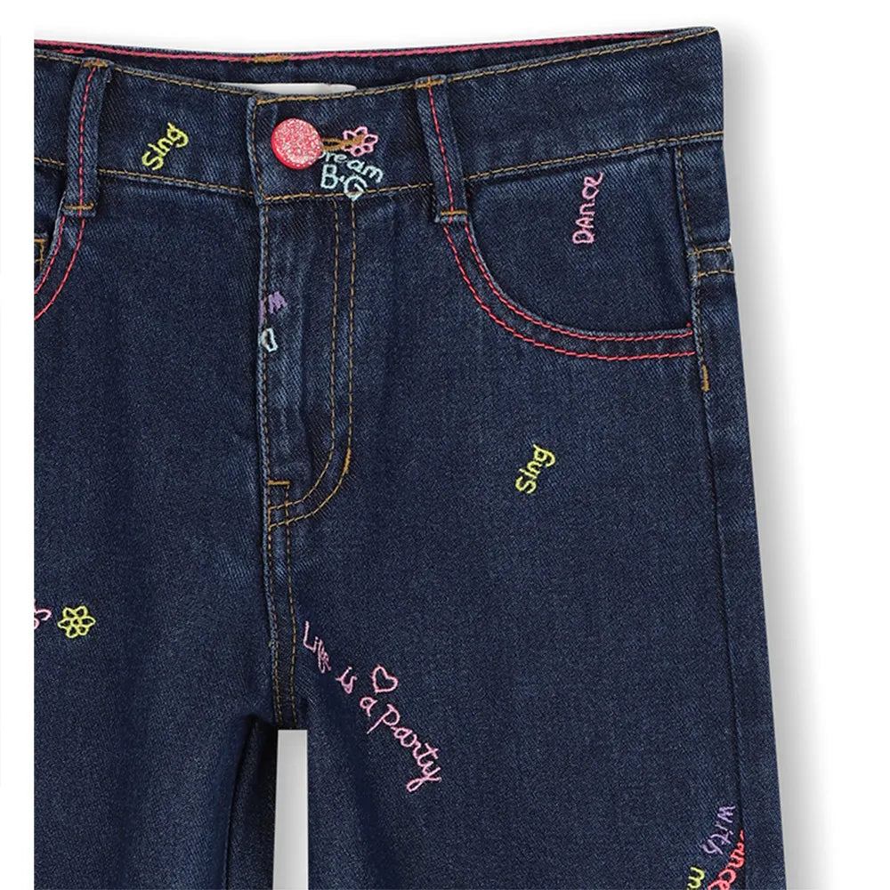 BILLIEBLUSH JEANS EMBROIDERY