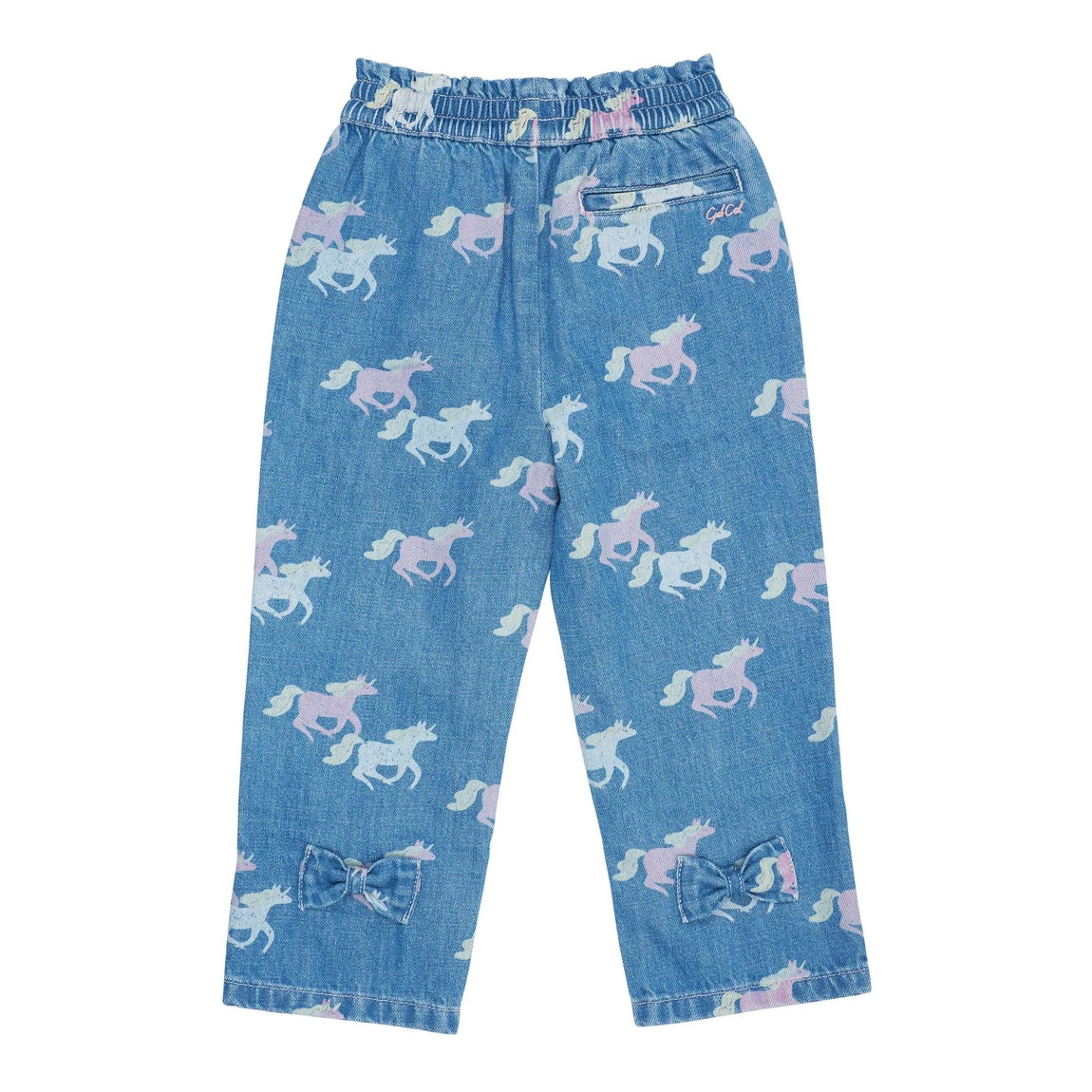 JEANS MED UNICORNPRINT
