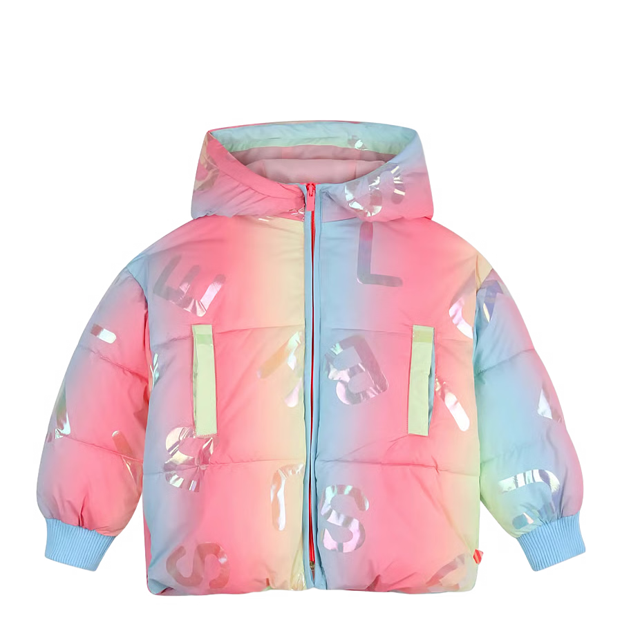 BILLIEBLUSH PUFFER JACKET RAINBOW