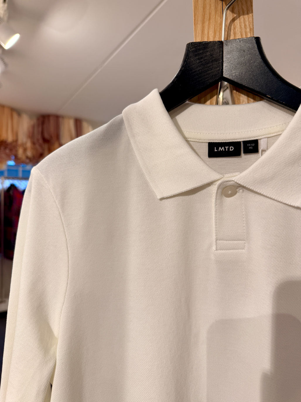 LMTD NLMHANNES LS COTTON MESH PIQUE