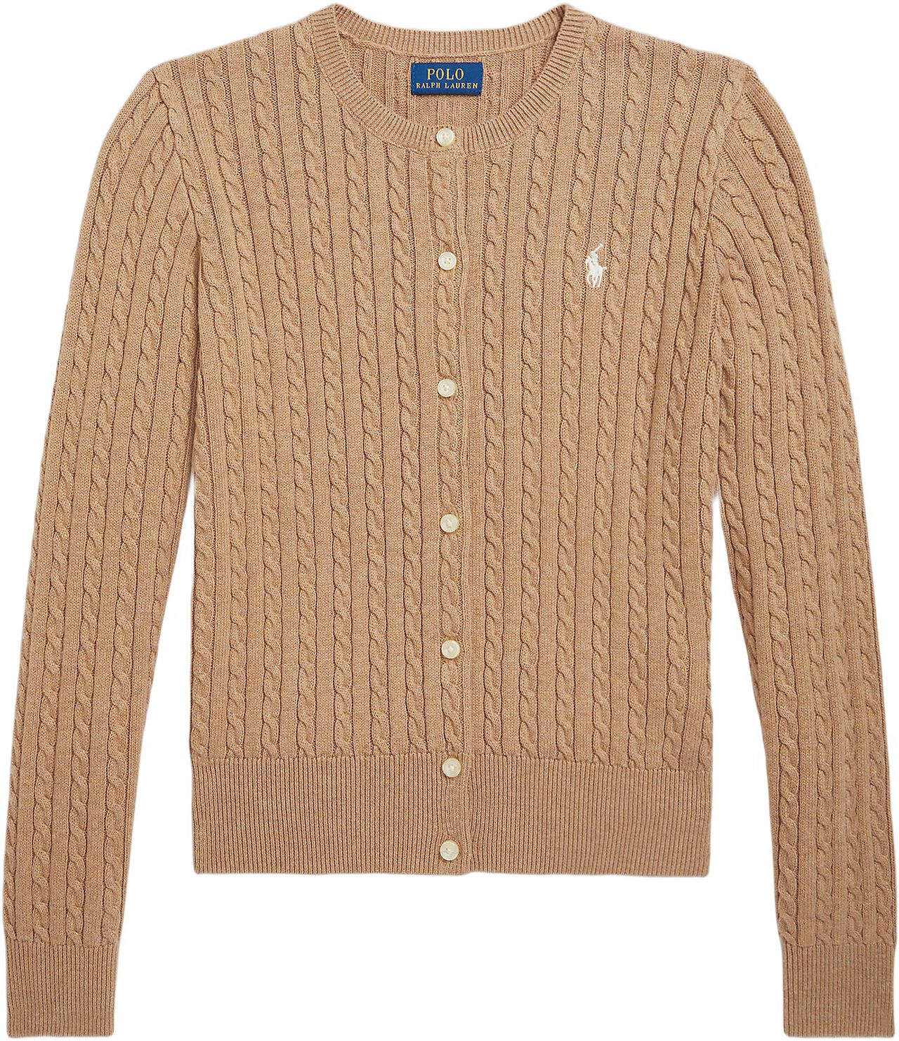 POLO MINI CABLE COTTON CARDIGAN