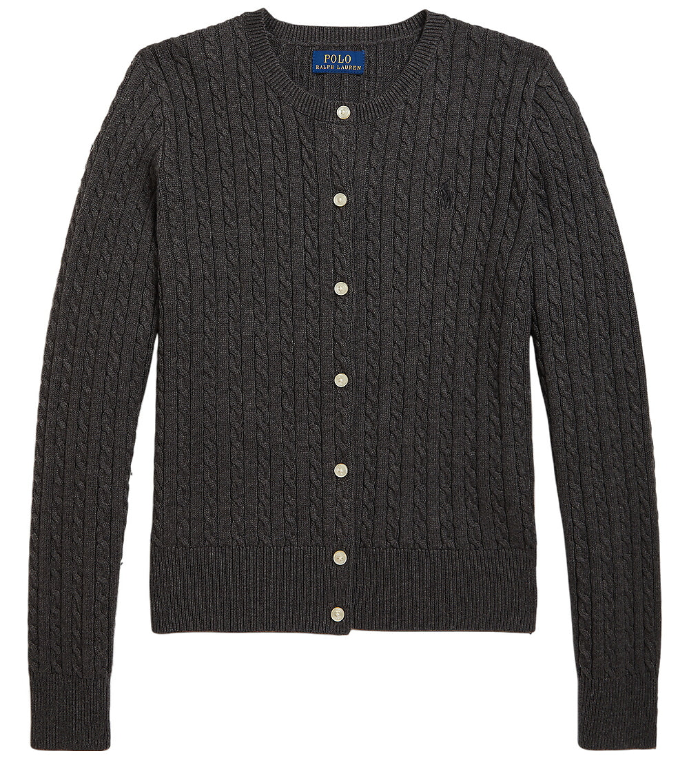POLO MINI CABLE COTTON CARDIGAN