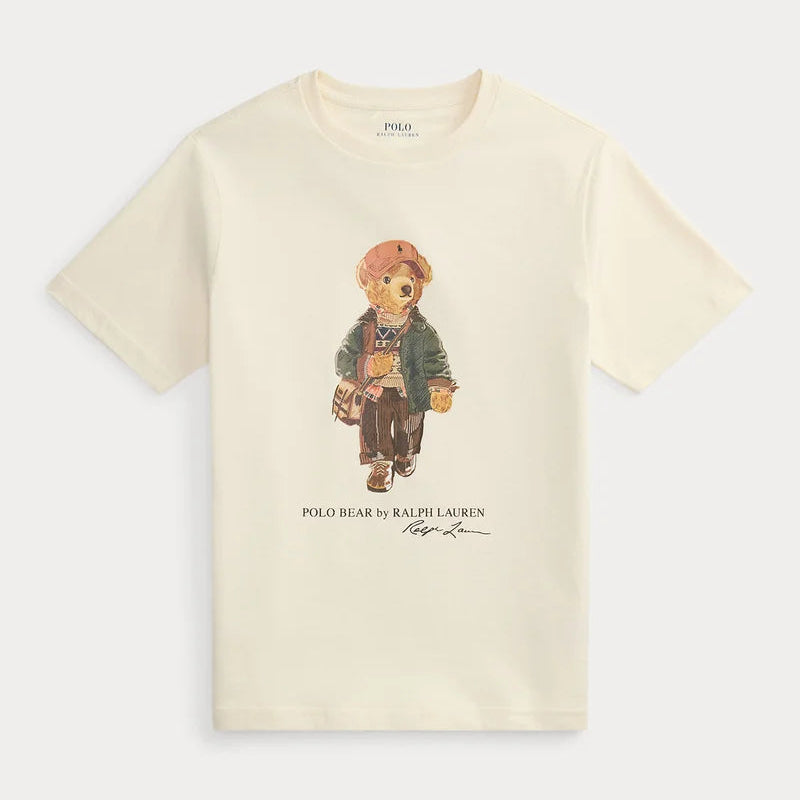 POLO SS BEAR T-SHIRT ESTATE CREAM